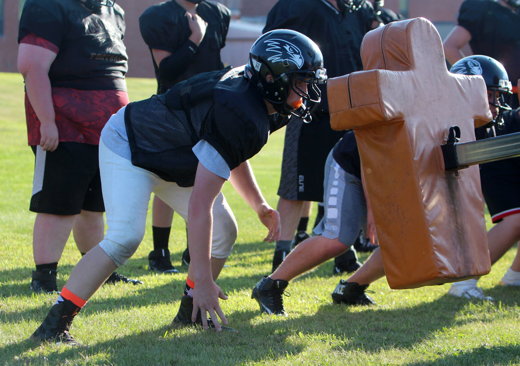 Bloomer football practice 8-8-19